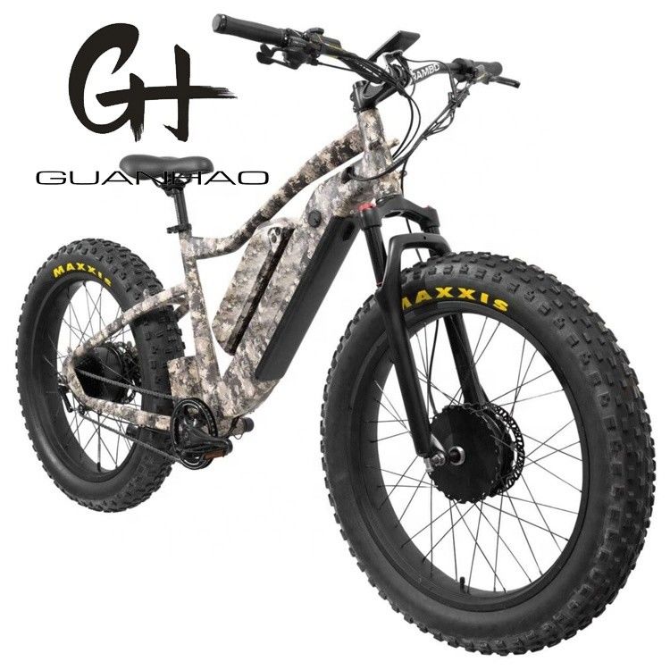 Central Motor 26&quot; 4.0 Fat Tire Adult Electric Bike with Dual Battery 48V1000W X2WD CE