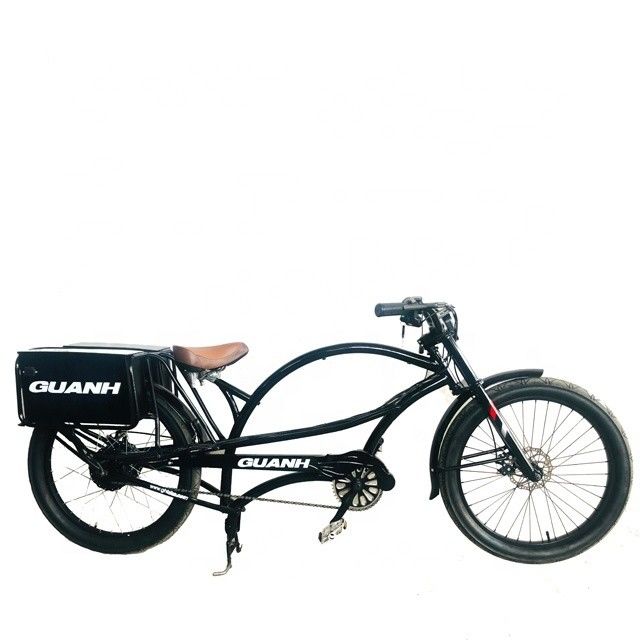 40AH Battery Long Range Electric Chopper Bicycle with 48V Power Supply and Dual Battery