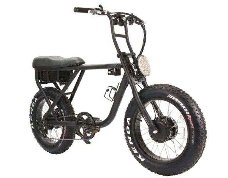 Stylish 20&quot; 48V 500W Brushless Rear Motor Wheel 4.0 Fat Tire Electric City Chopper Bike