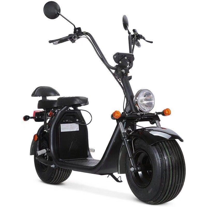 Citycoco Bike Electric Fat Tire Scooter Moped with 60V 2000w Rear Hub Motor 12&quot; Wheel Size