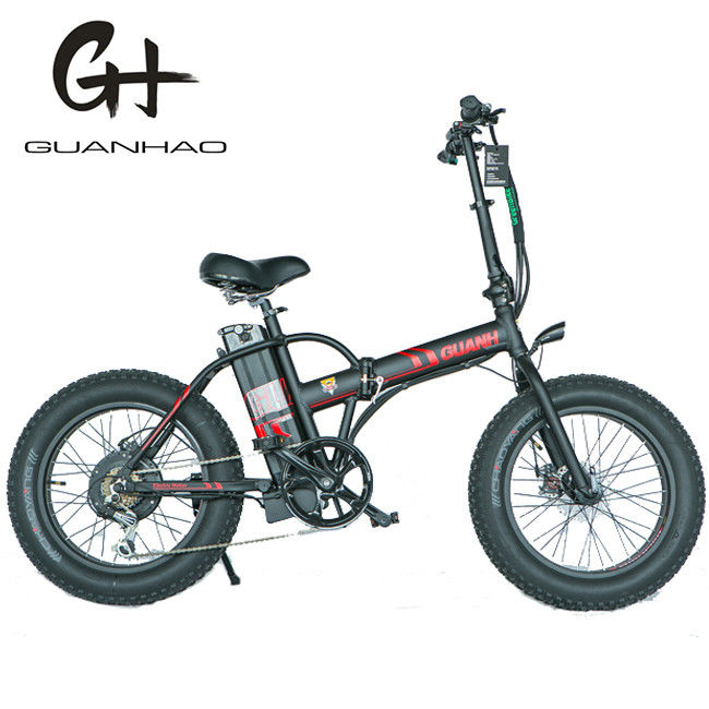10.5 AH Battery Capacity 500W Folding Fat Tire Foldable Electric Bike E Bike Bicycle