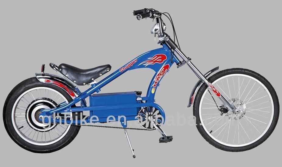 24&quot;-20&quot; Chopper Electric Bike Bicycle with Lithium Battery Power Supply and Disc Brake