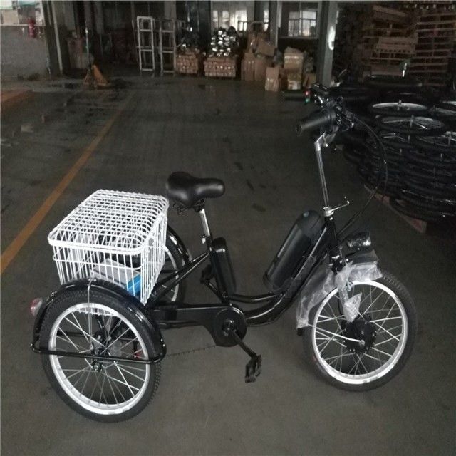 Effortlessly Navigate the City on Our 350W Three Wheel Electric Bike for Older Riders